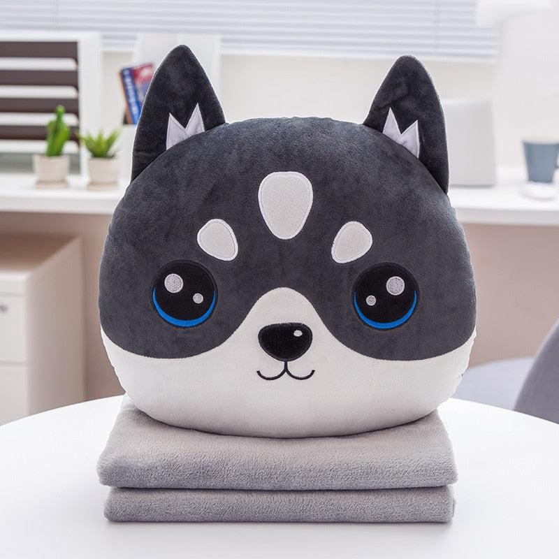 2 in 1 Animal Blanket & Pillow