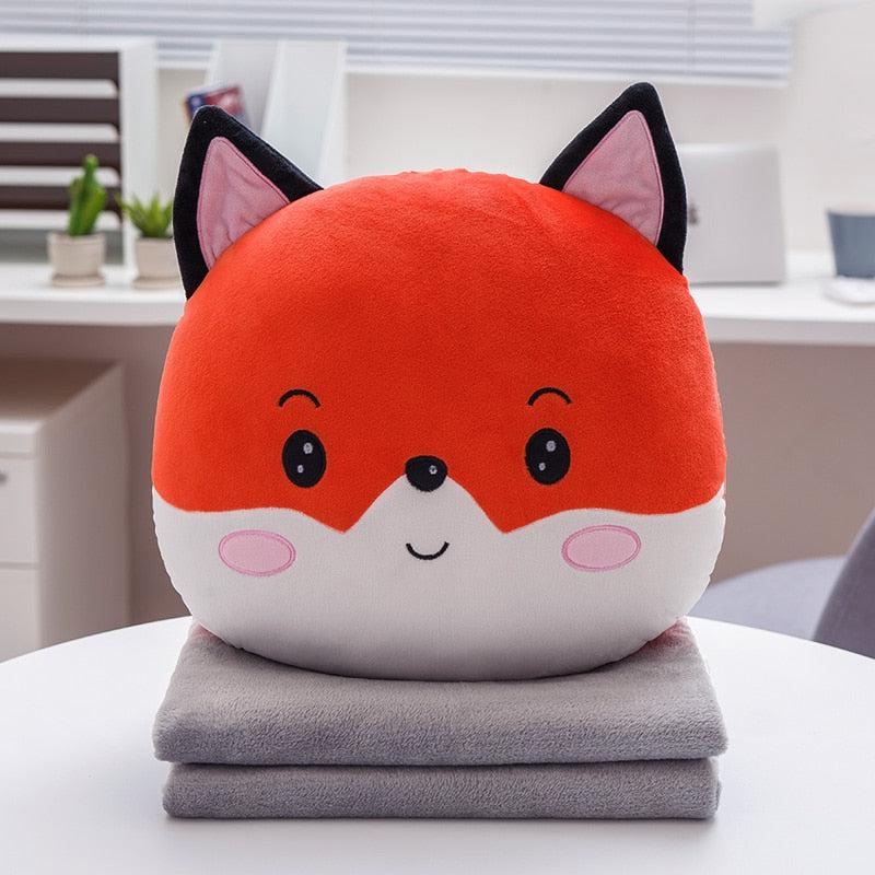 2 in 1 Animal Blanket & Pillow