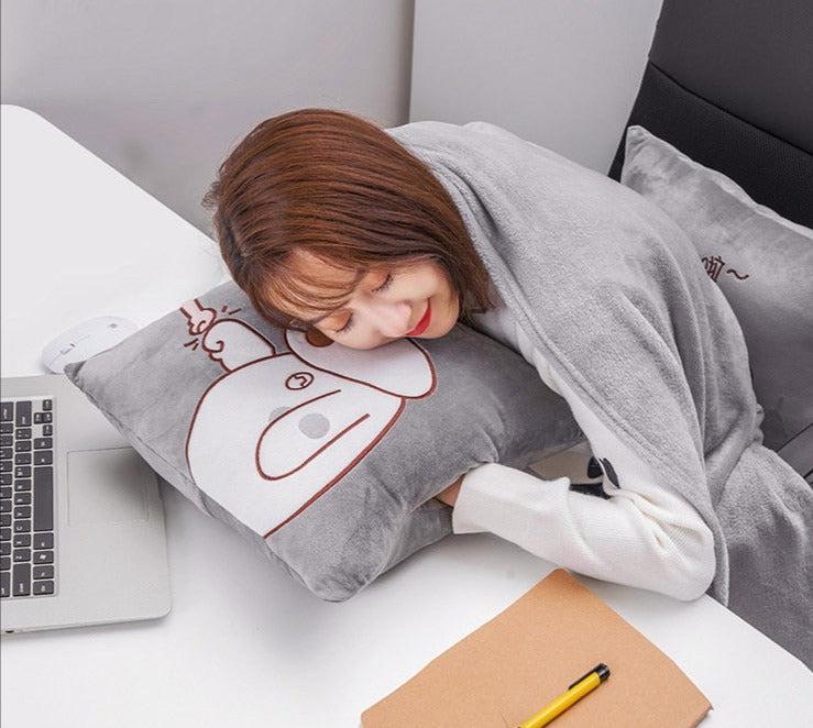 2 in 1 Animal Blanket & Pillow