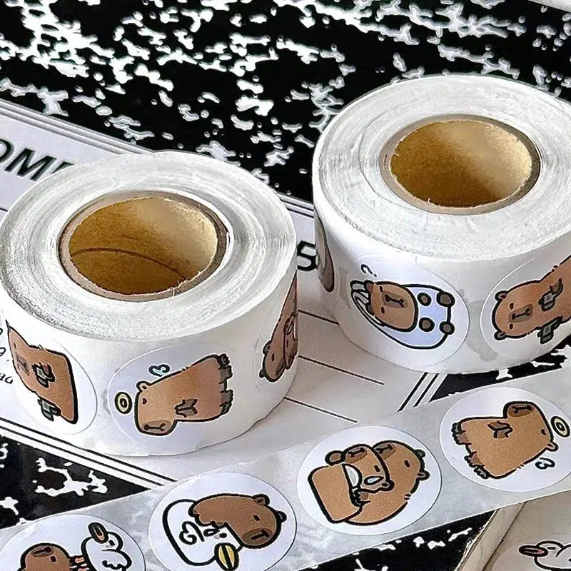 500 x Capybara Stickers