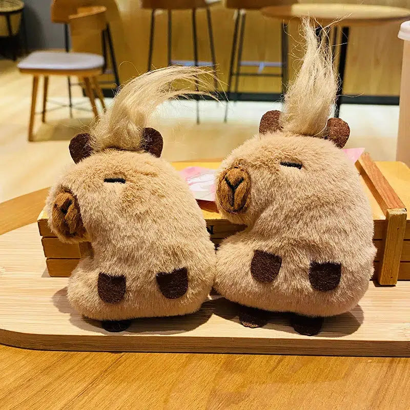 Capybara Plush Keychain