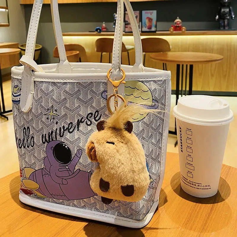 Capybara Plush Keychain