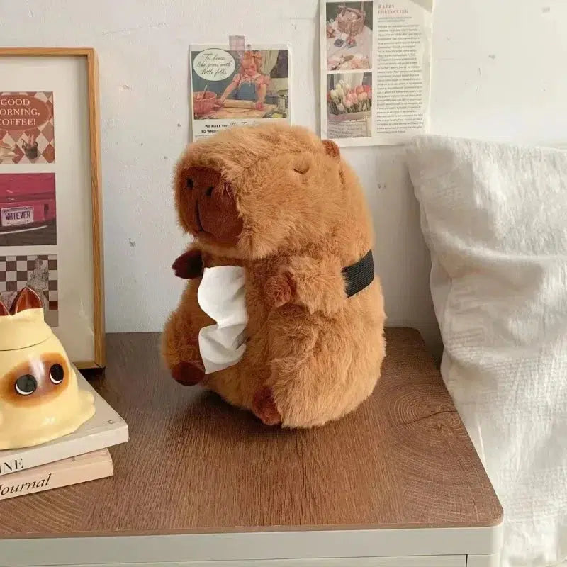 Capybara Plush Tissue Cover