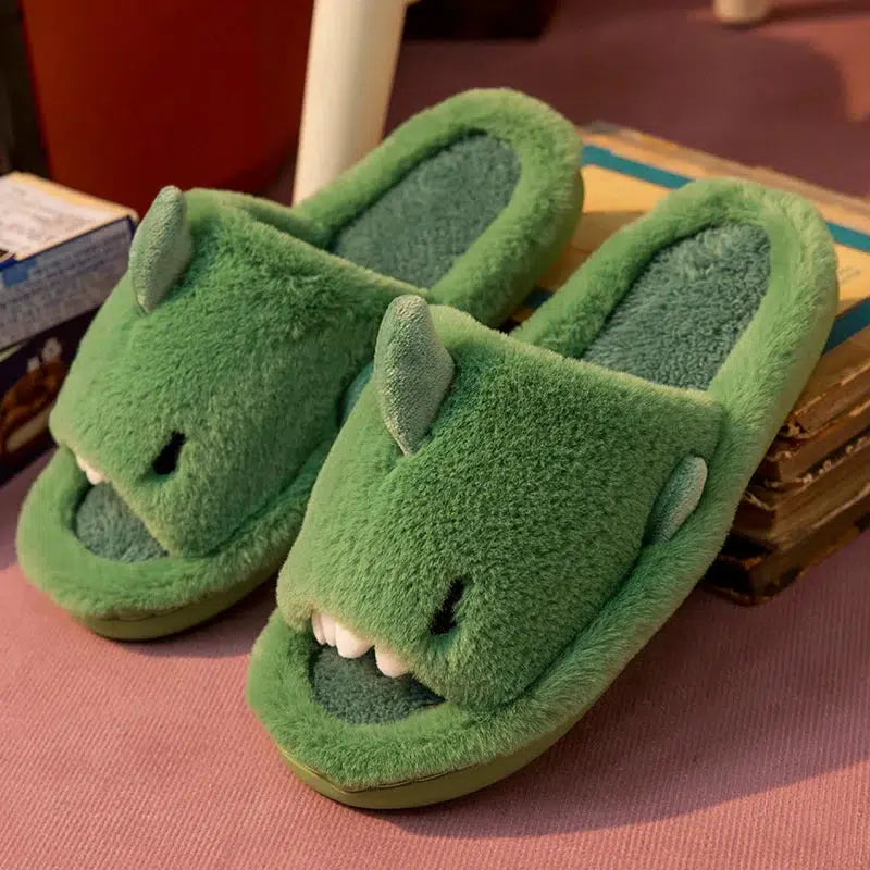 Fluffy Shark Slippers