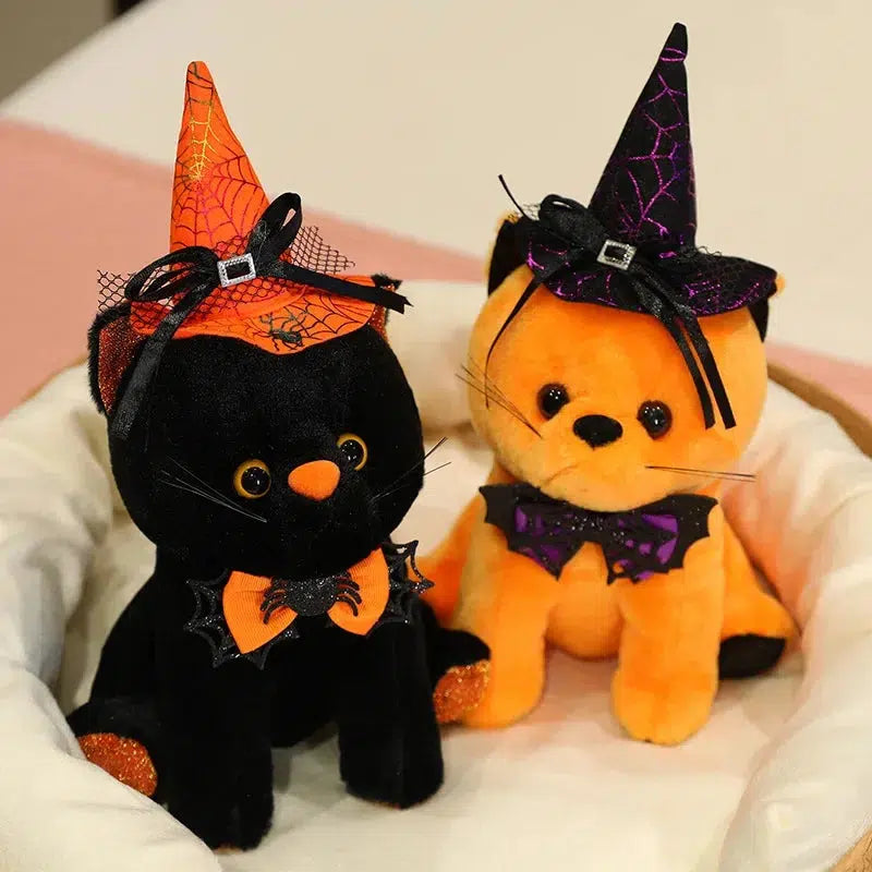 Halloween Cat Witch Plush
