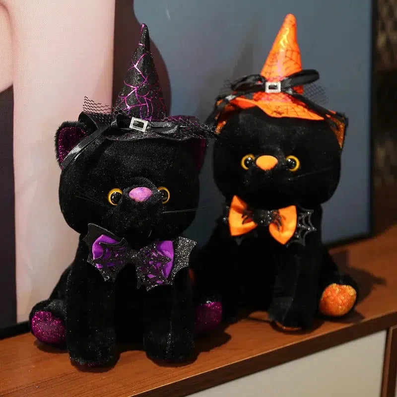 Halloween Cat Witch Plush