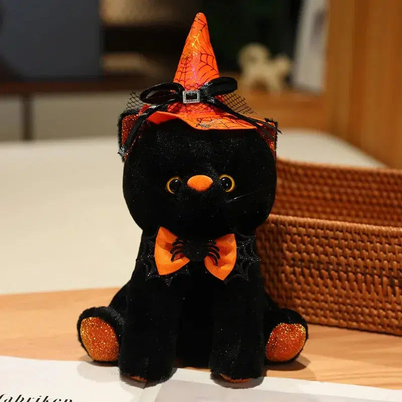 Halloween Cat Witch Plush