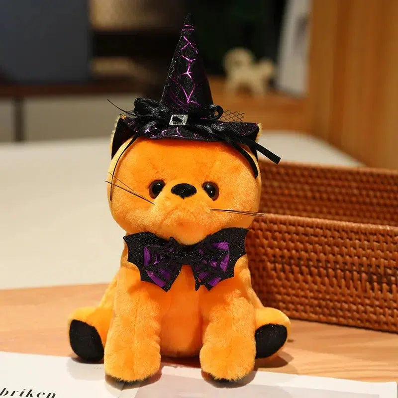 Halloween Cat Witch Plush
