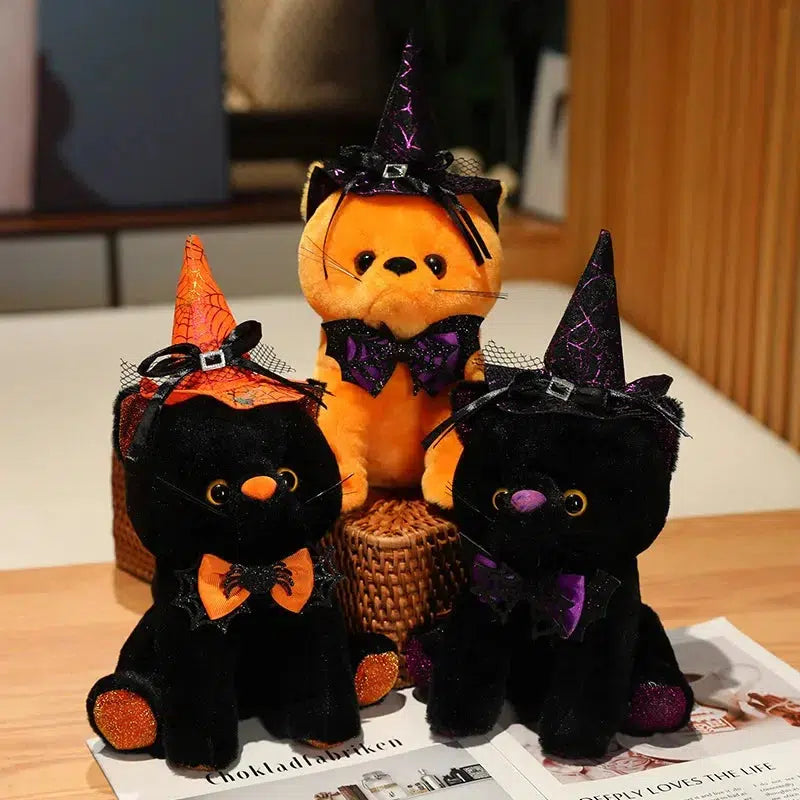 Halloween Cat Witch Plush