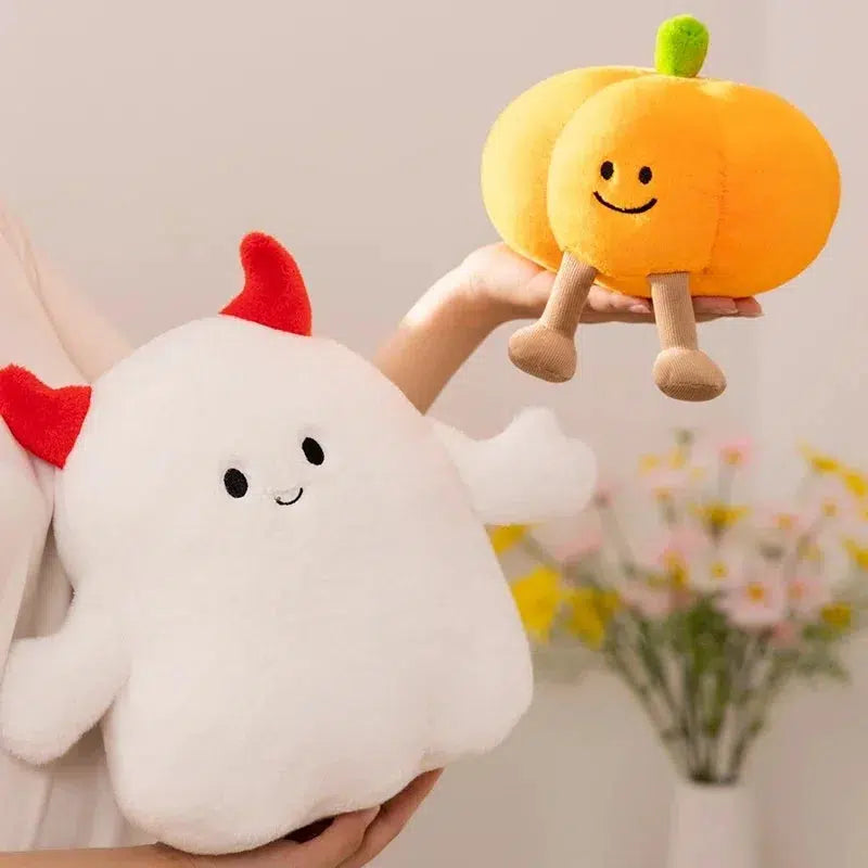 Halloween Happy Pumpkin & Ghost Plush