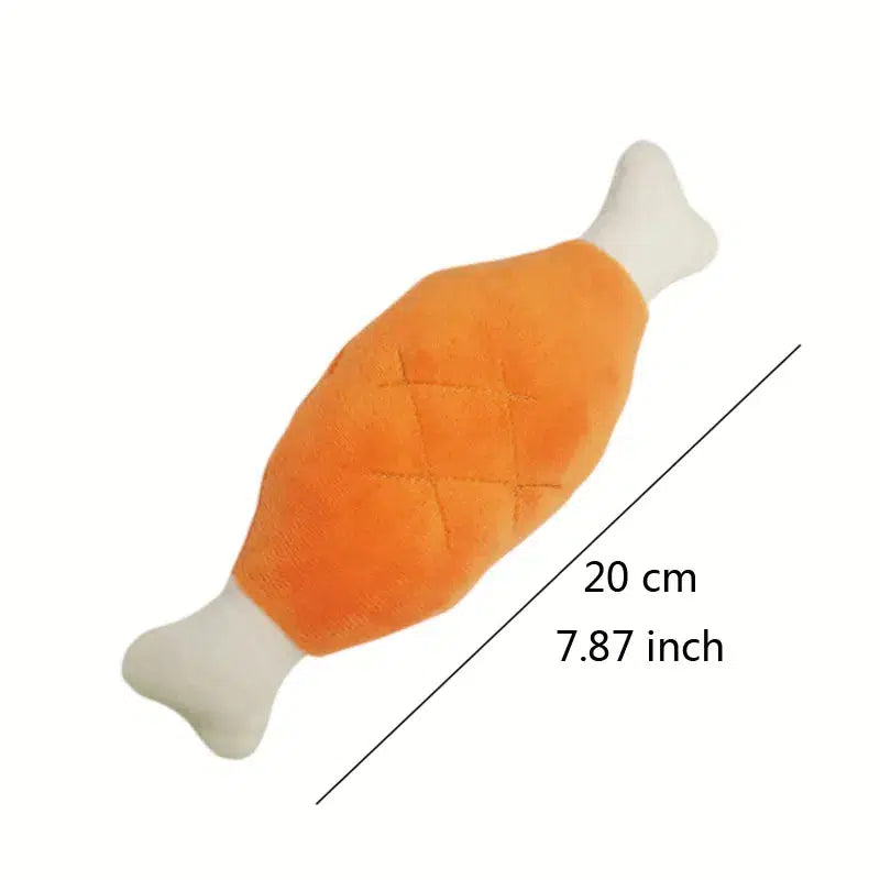 Novelty Dog Squeaky Toy Plush