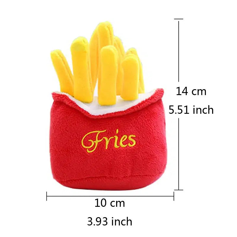 Novelty Dog Squeaky Toy Plush
