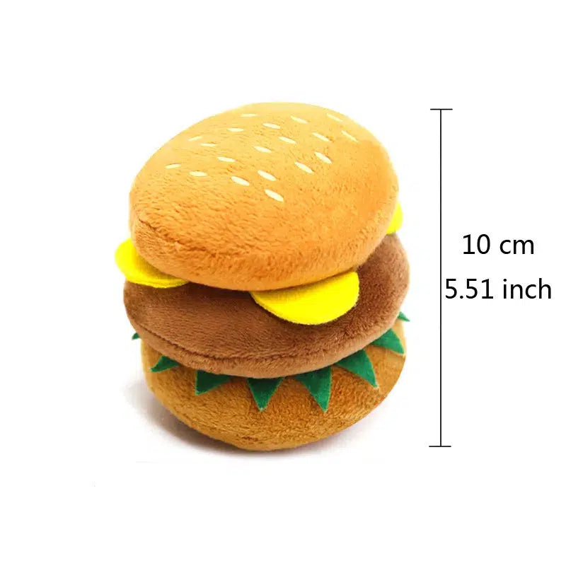 Novelty Dog Squeaky Toy Plush