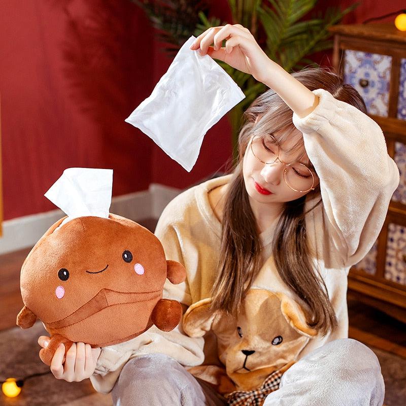 Penis Plush Tissue Box