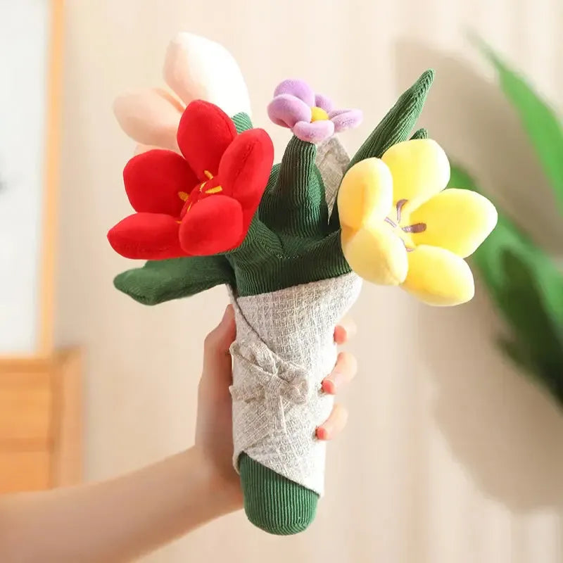 Plush Bouquet of Flowers
