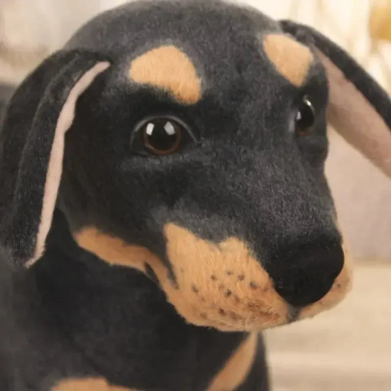 Lifelike Rottweiler Dog Plush