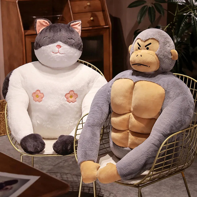 Muscle Buff Animal Plush