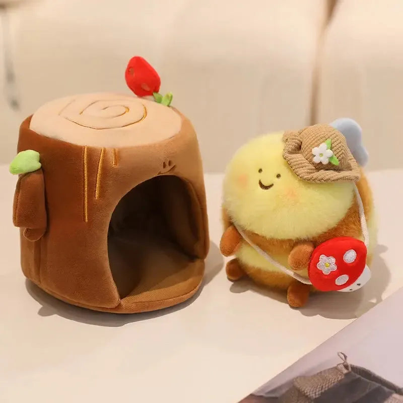 Happy Farmer Bee Plush