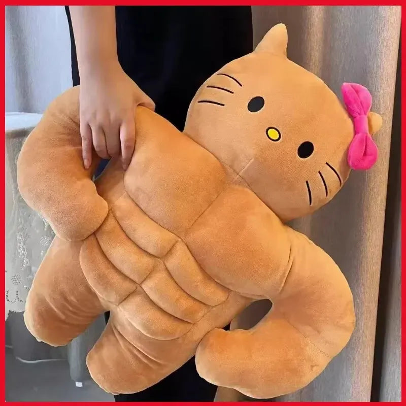 Muscle Buff Kitty Plush
