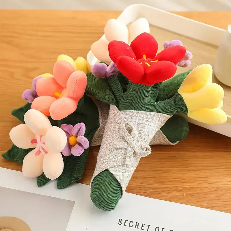 Plush Bouquet of Flowers