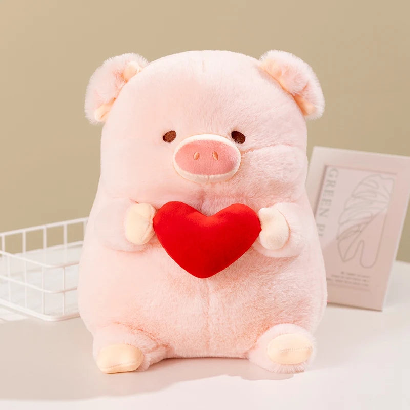 Love Heart Pig Plush