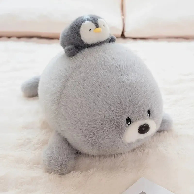 Seal & Baby Penguin Plush