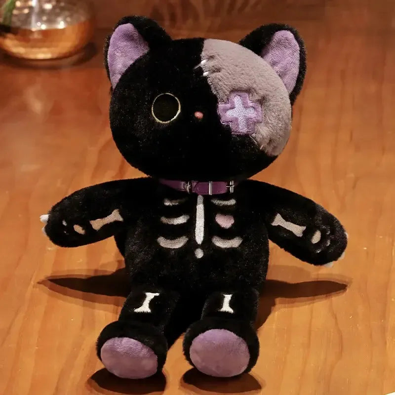 Halloween Gothic Goth Cat Plush