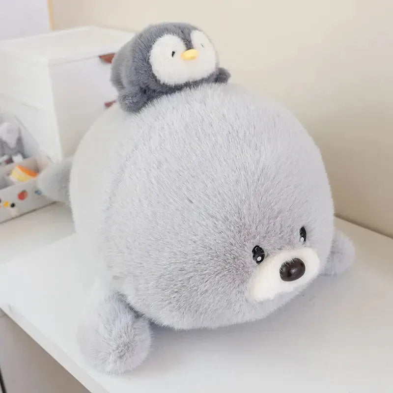 Seal & Baby Penguin Plush