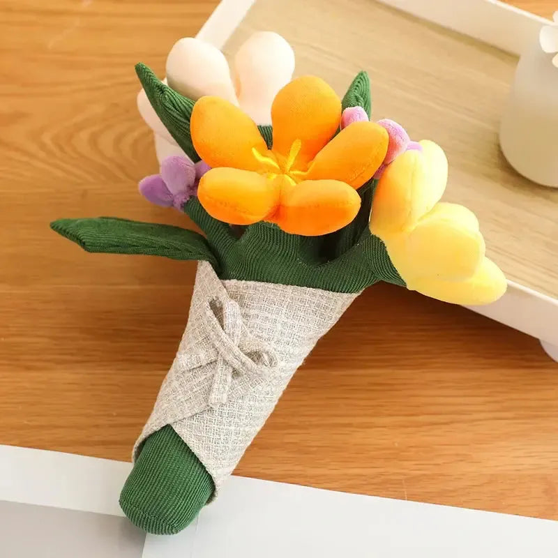 Plush Bouquet of Flowers