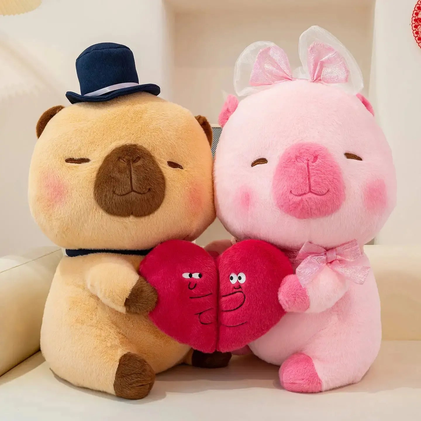 Couple Capybara Plush