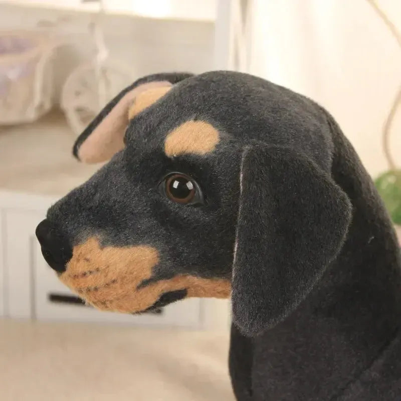 Lifelike Rottweiler Dog Plush