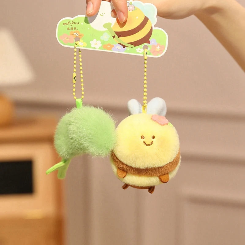 Happy Farmer Bee Plush