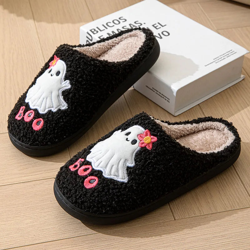 Boo Halloween Slippers