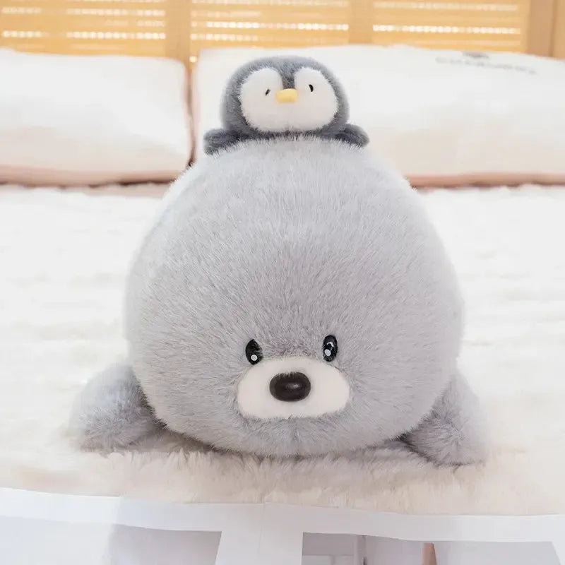 Seal & Baby Penguin Plush