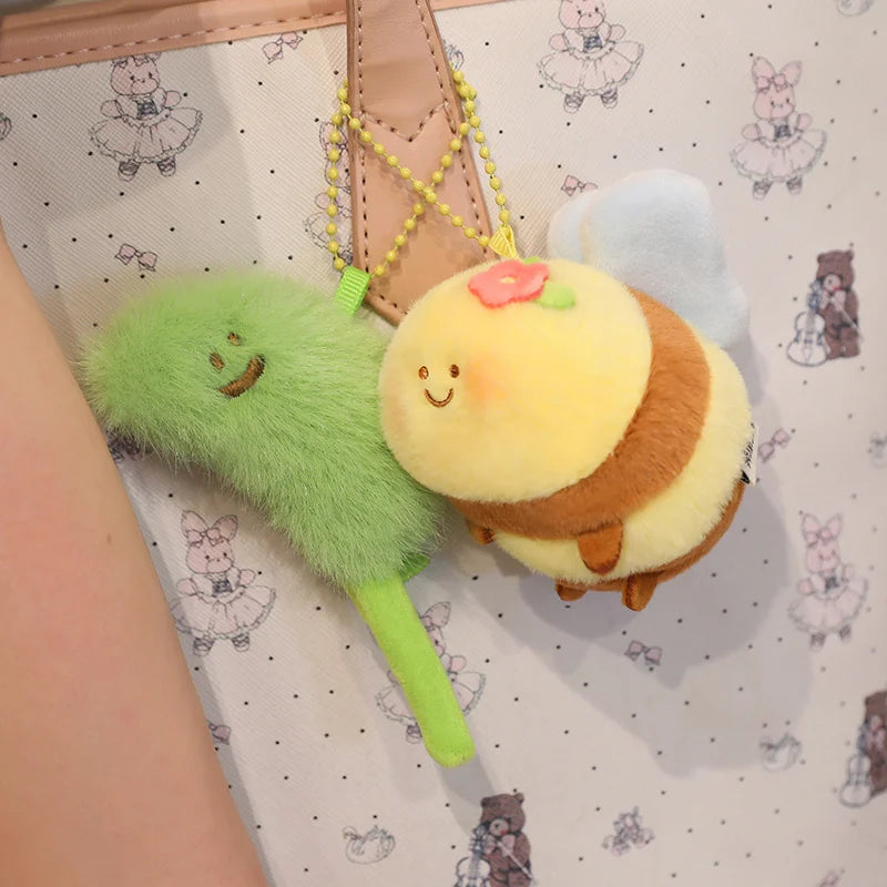 Happy Farmer Bee Plush