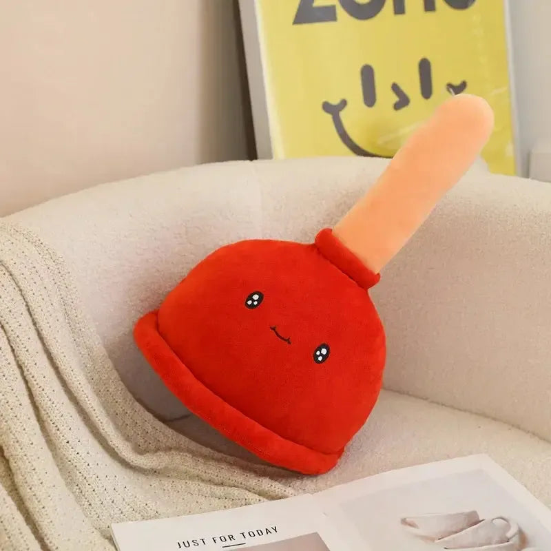 Toilet Cleaner Plunger Plush