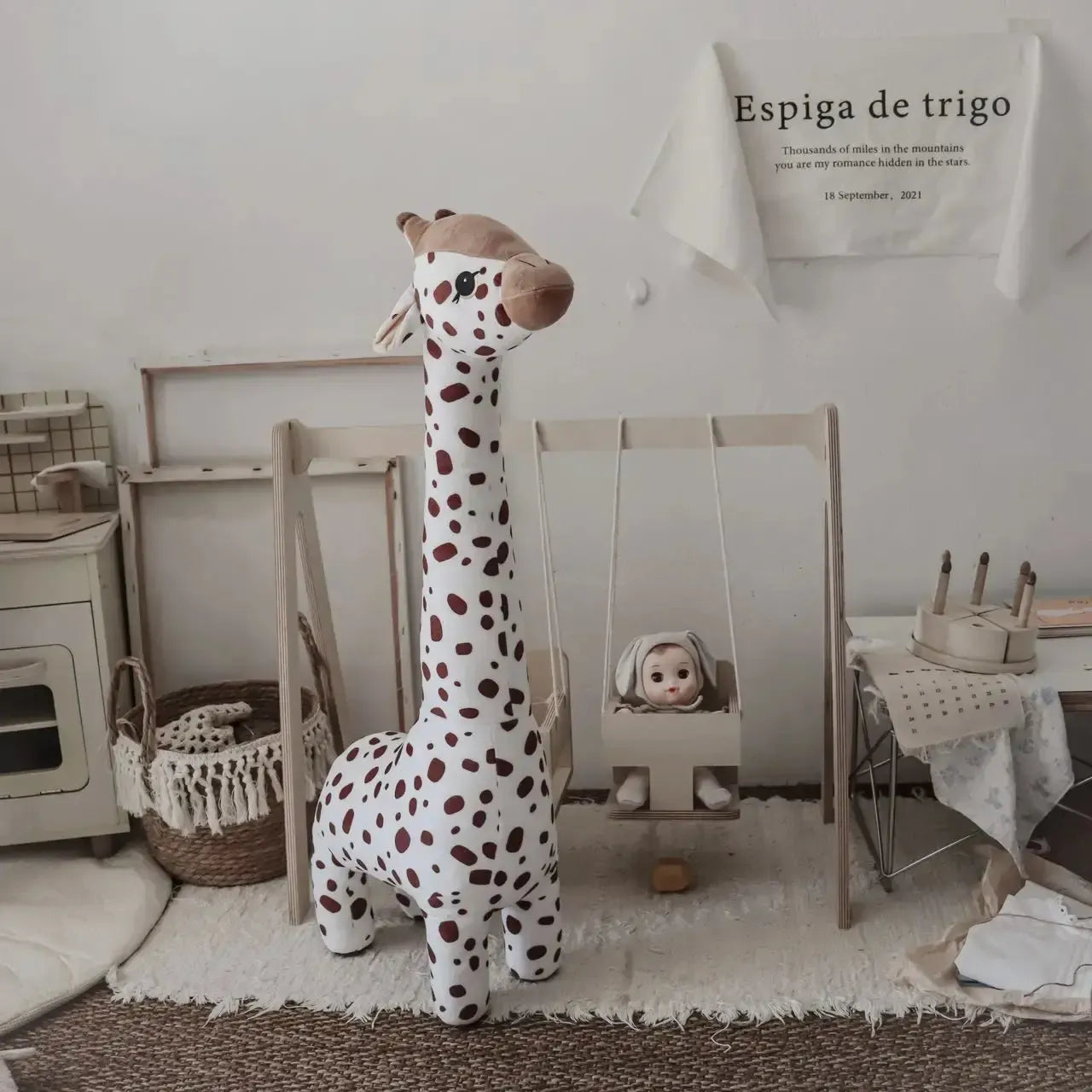 Brown Baby Giraffe Plush