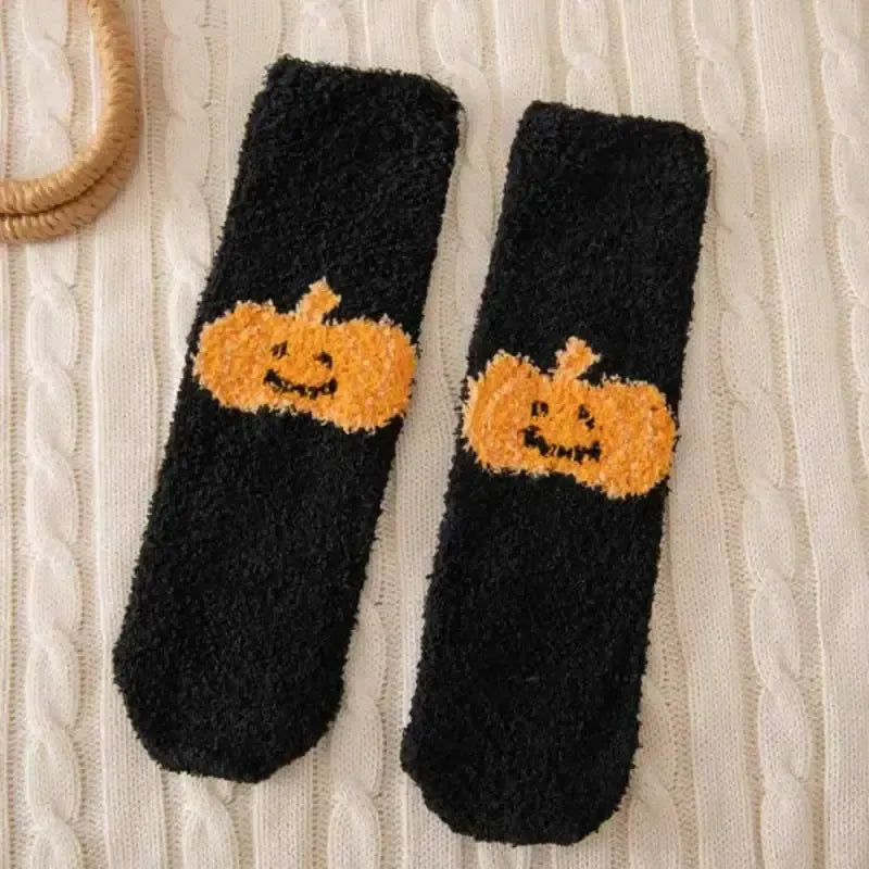 Halloween Fluffy Socks