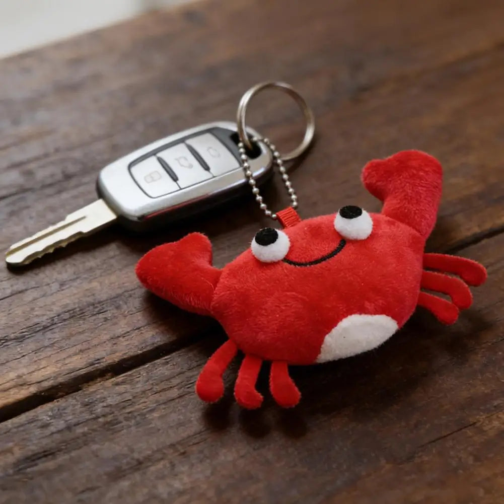 Mini Lobster Crab Plush Keyring