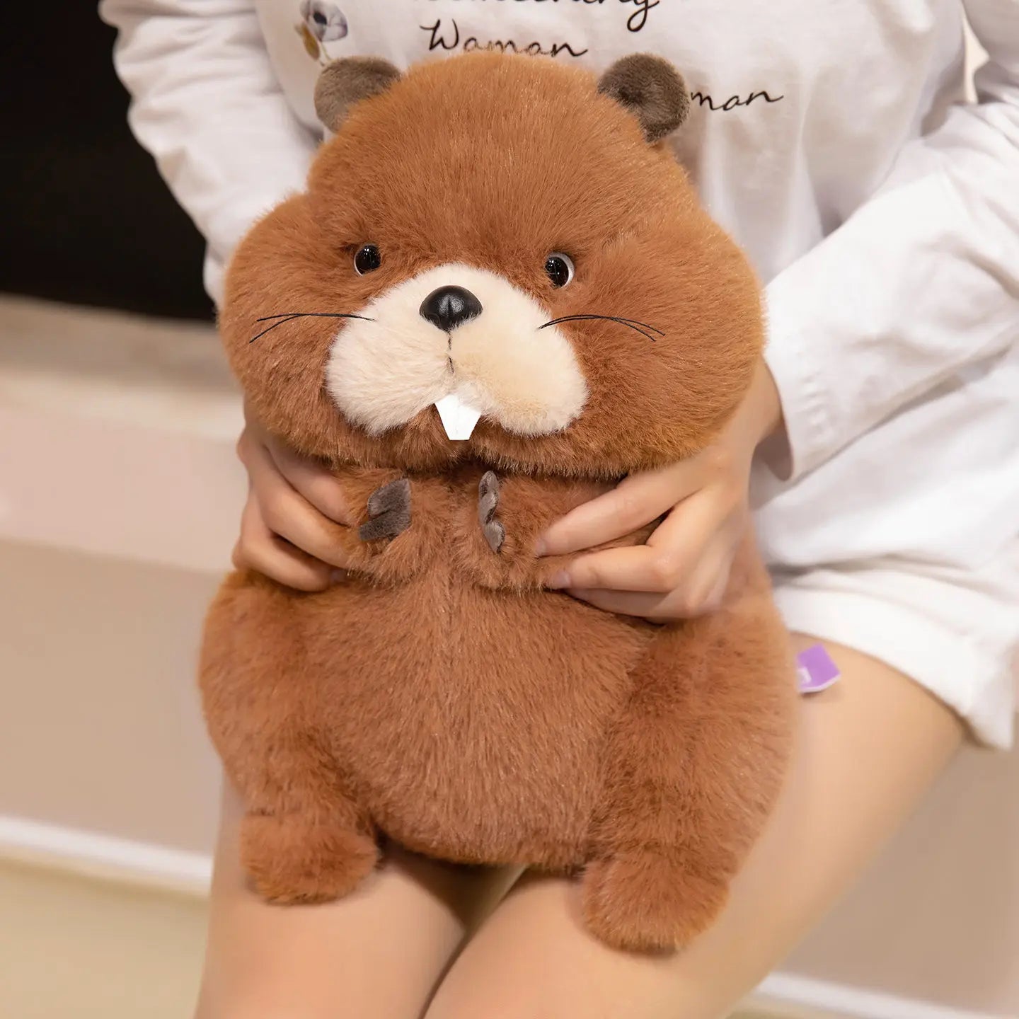 Sitting Beaver Plush