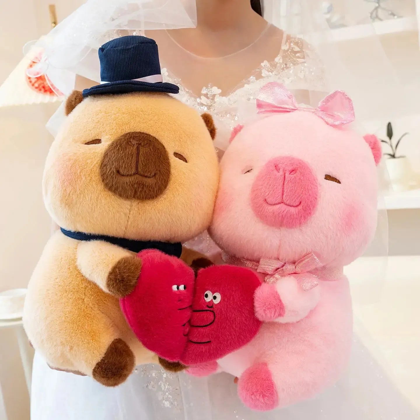 Couple Capybara Plush