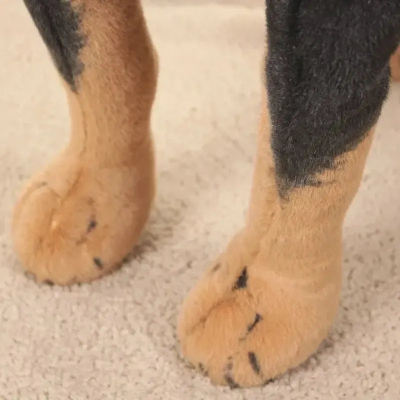 Lifelike Rottweiler Dog Plush