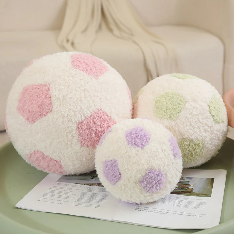 Pastel Soccer Ball Plush