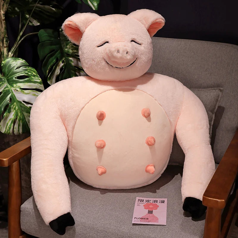 Muscle Buff Animal Plush