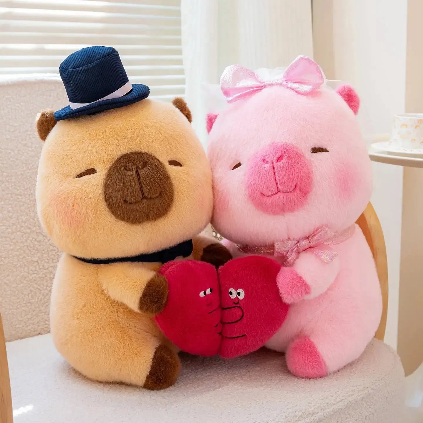 Couple Capybara Plush