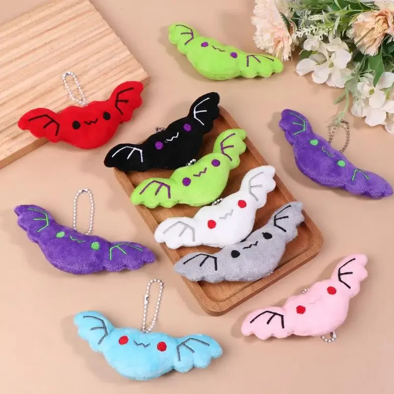 2pcs Halloween Cute Bat Pendant Keychain