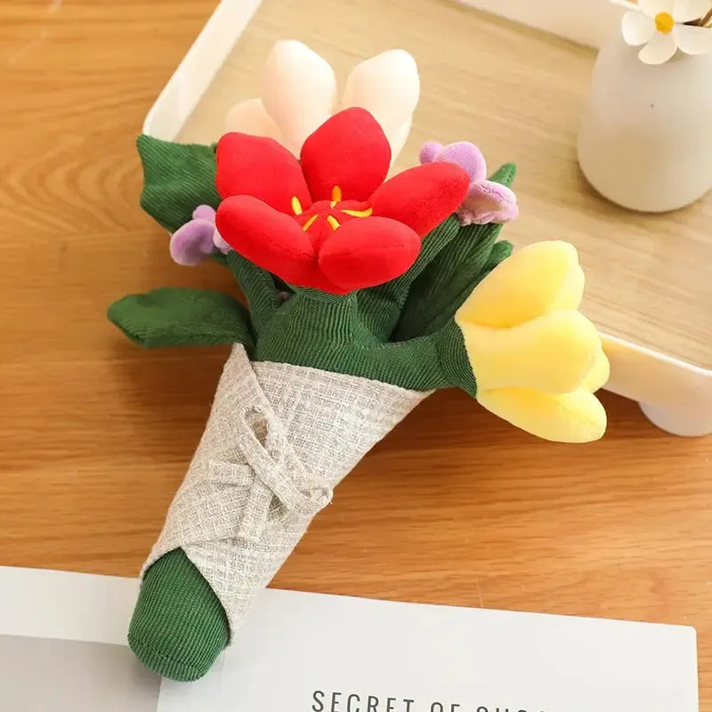 Plush Bouquet of Flowers