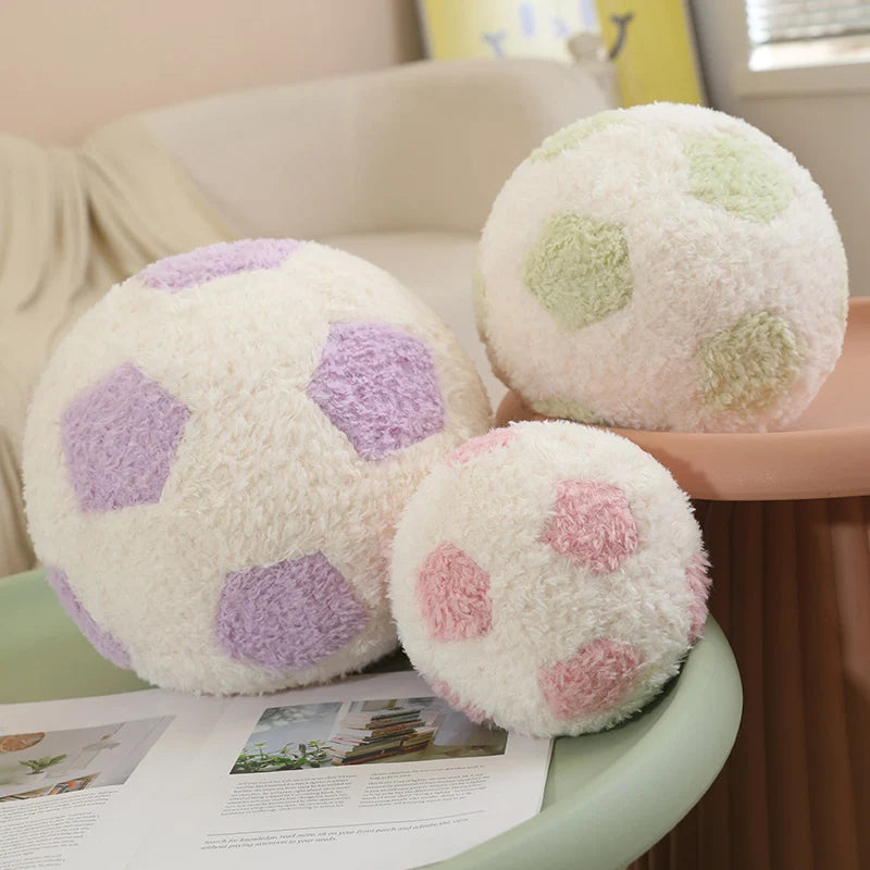 Pastel Soccer Ball Plush