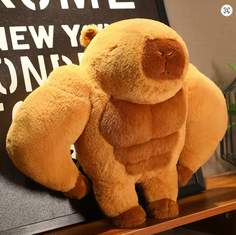 Capybara Muscle Plush