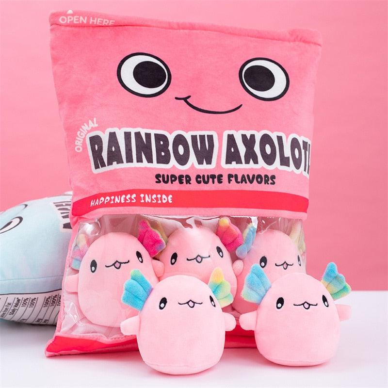 Axolotl Plush Bag